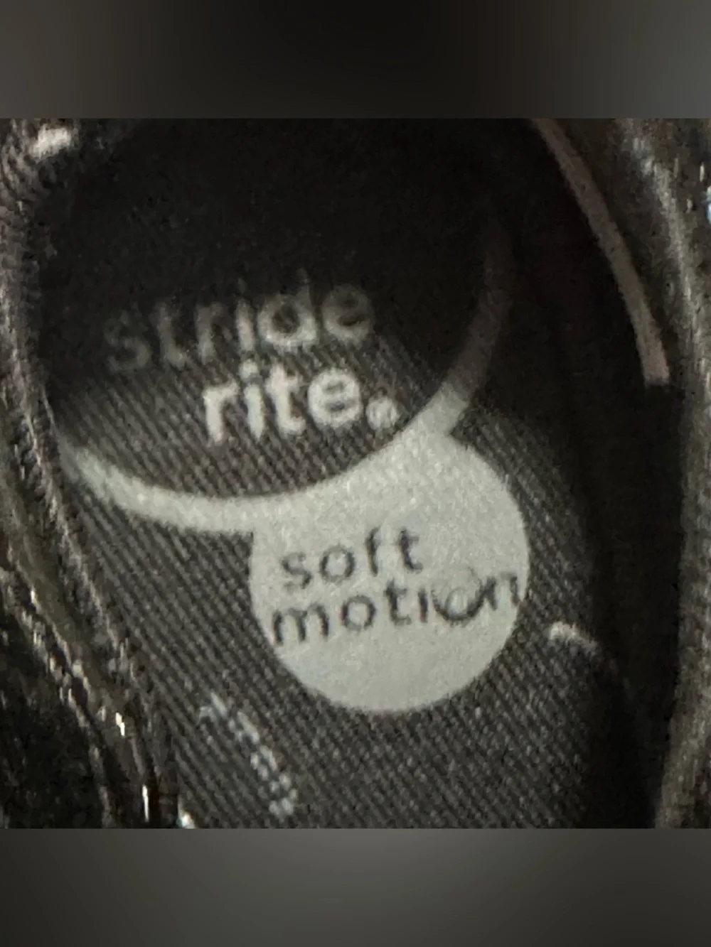 Stride Rite black patent leather Mary Jane walking shoes toddler girl 6